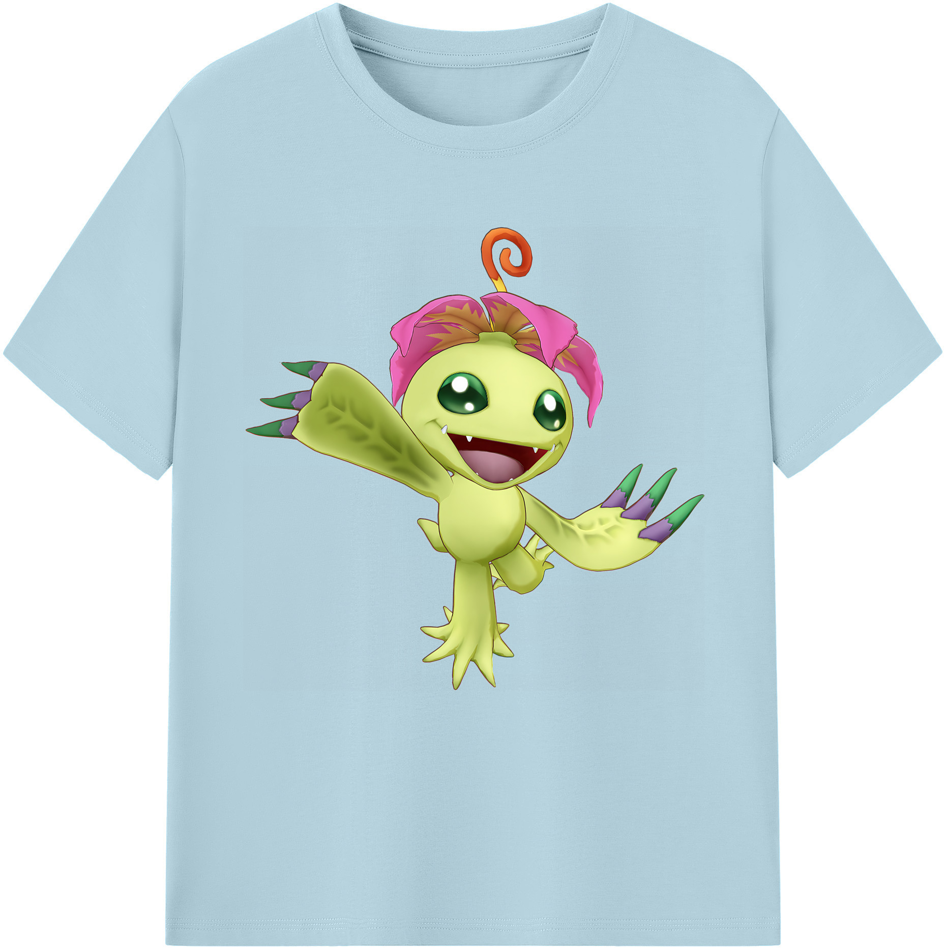 （画像用） Digimon デジタルモンスター/デジモン 綿100％半袖Tシャツ（フロントプリント）